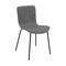 Armen Living Gillian Modern Light Gray Fabric and Metal Dining Room Chairs, PK2 LCGLSIBLCH - alternate 5